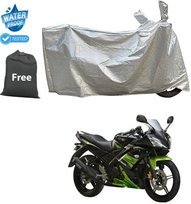 CODOKI Waterproof Two Wheeler Cover for Yamaha(YZF R15S, Silver)