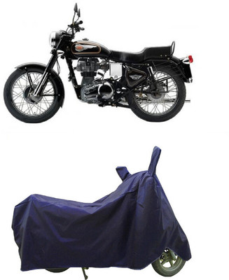 Coxtor Waterproof Two Wheeler Cover for Royal Enfield(Standard 350, Blue)
