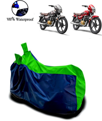 rakku Waterproof Two Wheeler Cover for TVS(Radeon, Green, Blue)