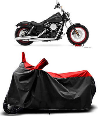 MMSSTAR Waterproof Two Wheeler Cover for Harley Davidson(Street Glide Special, Red)
