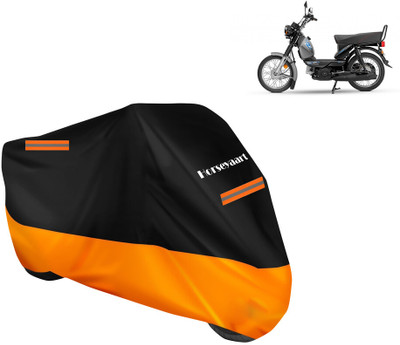 Horseyaart Waterproof Two Wheeler Cover for TVS(XL 100 Comfort BS6, Orange)