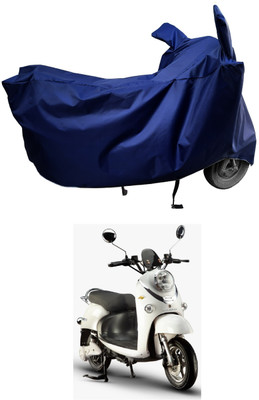 Amexride Two Wheeler Cover for Evolet(Polo, Blue)