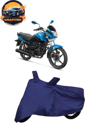 WRAPSTRIC Waterproof Two Wheeler Cover for Hero(Splendor iSmart 110, Blue)