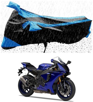 Ascension Two Wheeler Cover for Yamaha(YZF R1, Black, Blue)