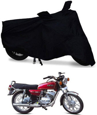 Anamika collections Two Wheeler Cover for Yamaha(RX 100, Black)