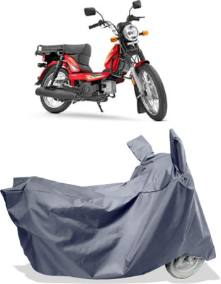 Amexride Two Wheeler Cover for TVS(XL 100 Heavy Duty BS6, Grey)