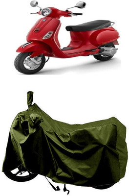 SUGASHRI Waterproof Two Wheeler Cover for Piaggio(Vespa LX, Green)