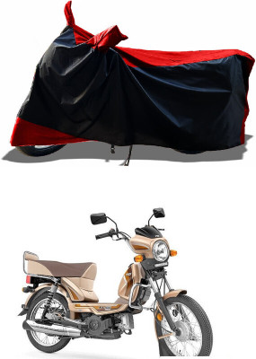 DeepShakshi AUTOMOTIVE Waterproof Two Wheeler Cover for TVS(Heavy Duty BS6, Red)