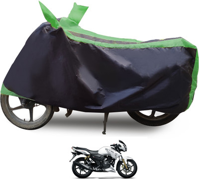 Euro Care Waterproof Two Wheeler Cover for TVS(Apache RTR 180, Green)