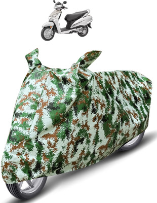 MOCKHE Waterproof Two Wheeler Cover for Honda(Activa 125, Green)