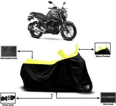Amexride Two Wheeler Cover for Yamaha(FZ-Fi Version 3.0, Yellow)