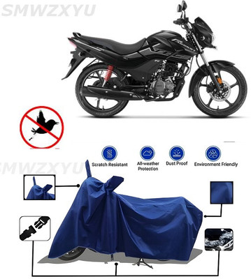 smwzxyu Waterproof Two Wheeler Cover for Hero(Passion Pro i3S, Clear, Blue)