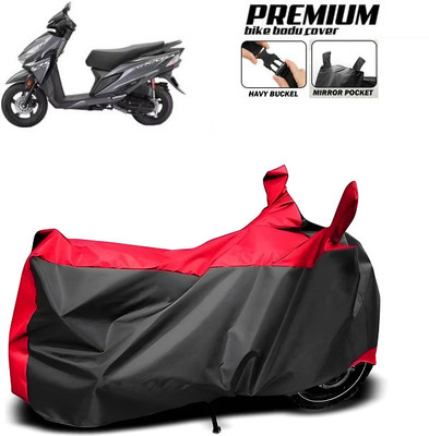 smwzxyu Waterproof Two Wheeler Cover for Honda(Red, Black)