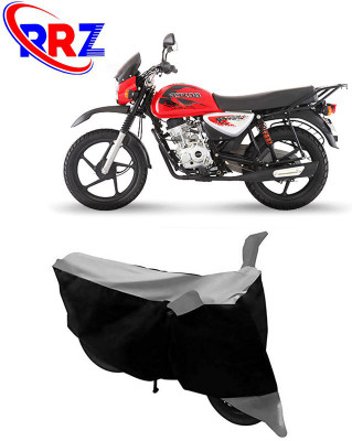 RRZ Waterproof Two Wheeler Cover for Bajaj(Boxer, Black, Grey)