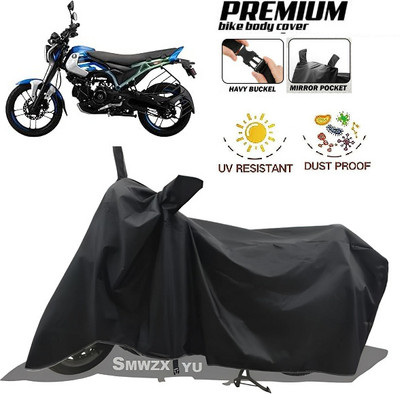 smwzxyu Waterproof Two Wheeler Cover for Bajaj(Freedom, Black)