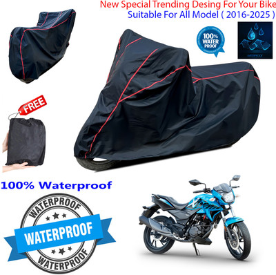 OliverX Waterproof Two Wheeler Cover for Hero(Xtreme 200R, Black)