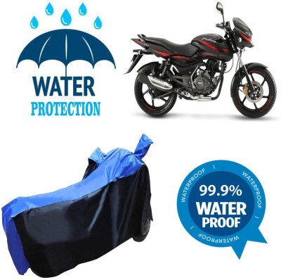 RTS COLLECTIONS Waterproof Two Wheeler Cover for Bajaj(Pulsar 150 BS6, Multicolor)