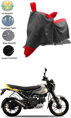 RAQTRO Waterproof Two Wheeler Cover for Bajaj(Freedom, Red, Black)