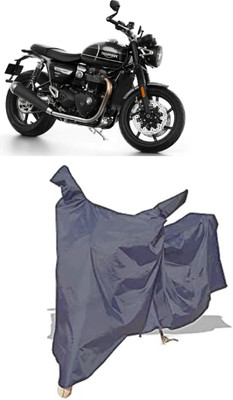 Amexride Two Wheeler Cover for Triumph(Speed Twin, Grey)