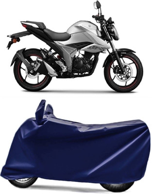 AUCTIMO Two Wheeler Cover for Suzuki(Gixxer, Blue)