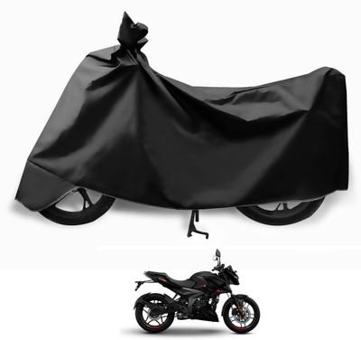 MOCKHE Two Wheeler Cover for Bajaj(Pulsar N160, Black)