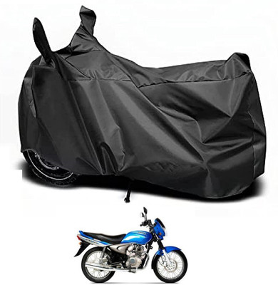 Auto Hub Waterproof Two Wheeler Cover for Bajaj(Wind 125, Black)