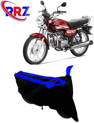 RRZ Waterproof Two Wheeler Cover for Hero(HF Dawn, Black, Blue)