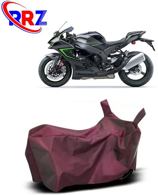 RRZ Waterproof Two Wheeler Cover for Kawasaki(Ninja ZX 10R, Maroon)