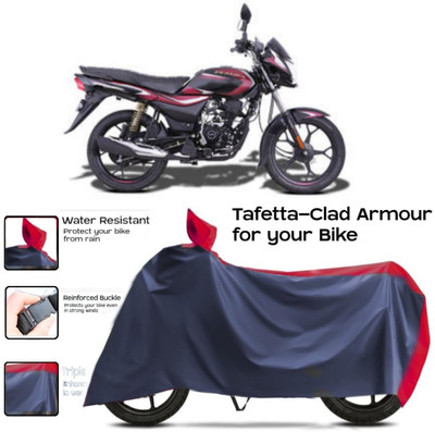 HWSXQAE Two Wheeler Cover for Bajaj(Platina 100 BS6, Red, Blue)