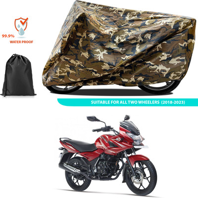 PAGORA Waterproof Two Wheeler Cover for Bajaj(Discover 150 f, Yellow)