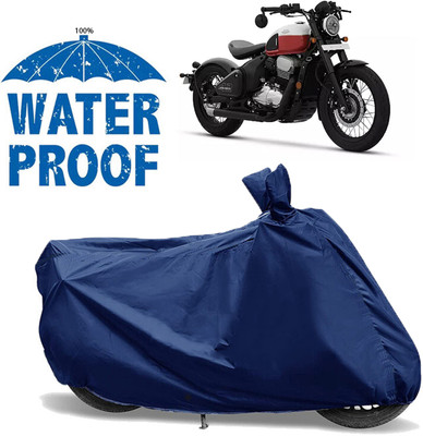 AUTOCAD Waterproof Two Wheeler Cover for JAWA(42, Blue)