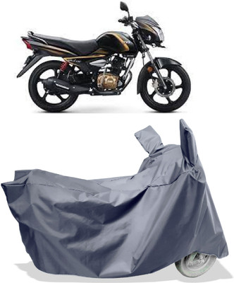 Amexride Two Wheeler Cover for TVS(Victor Premium, Grey)