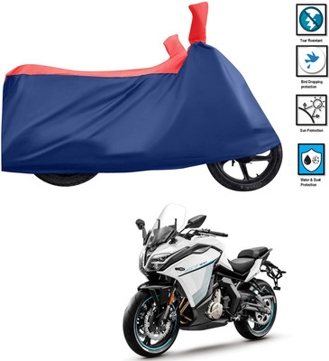 PAGORA Waterproof Two Wheeler Cover for CFMoto(650GT, Red)