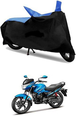 MMSSTAR Waterproof Two Wheeler Cover for Hero(Blue, Black)