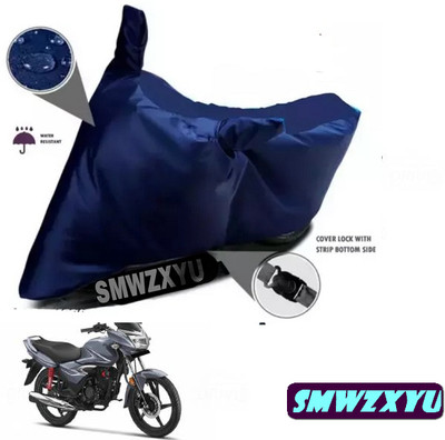 smwzxyu Waterproof Two Wheeler Cover for Honda(Shine, Blue)