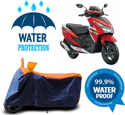 RTS COLLECTIONS Waterproof Two Wheeler Cover for Honda(Grazia, Multicolor)