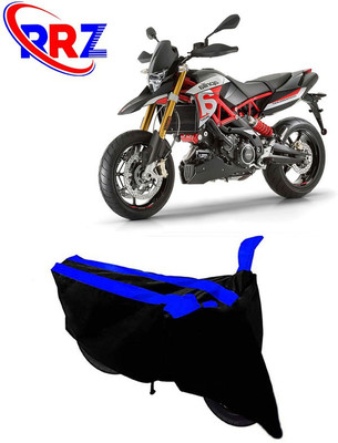 RRZ Waterproof Two Wheeler Cover for Aprilia(Dorsoduro 900, Black, Blue)