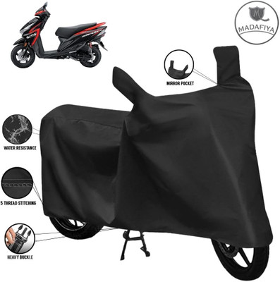 MADAFIYA Waterproof Two Wheeler Cover for Honda(Grazia, Black)