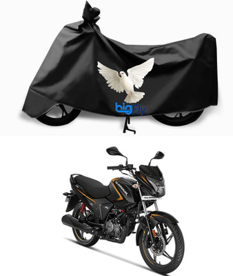 BigFly Two Wheeler Cover for Hero(Glamour BS6, Black)