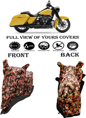 Amexride Two Wheeler Cover for Harley Davidson(Road King, Multicolor)
