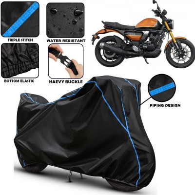AutoGalaxy Two Wheeler Cover for TVS(Black)