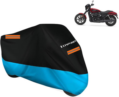 Horseyaart Waterproof Two Wheeler Cover for Harley Davidson(Street 750, Blue)
