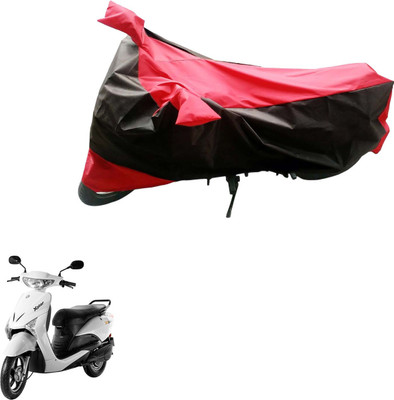MMSSTAR Waterproof Two Wheeler Cover for Indus(Yo Xplor, Black, Red)