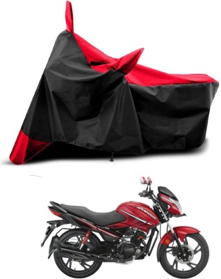 KEDIT Two Wheeler Cover for Universal For Bike(Glamour i3s, Red, Black)