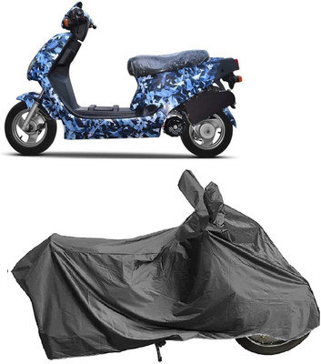 DIGGU Two Wheeler Cover for Hero(Electric AXLHE-20 BS6, Grey)