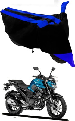 Mdstar Waterproof Two Wheeler Cover for Yamaha(FZ-25, Blue, Black)