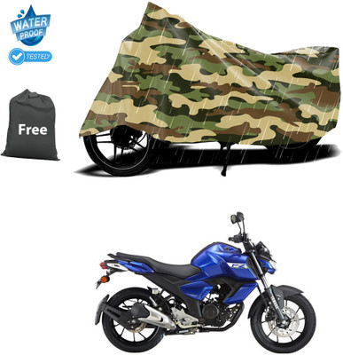 CODOKI Waterproof Two Wheeler Cover for Yamaha(FZ S V3.0 FI, Yellow)