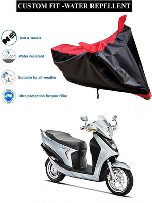 CODOKI Waterproof Two Wheeler Cover for Hero(Leap Hybrid SES BS6, Red)