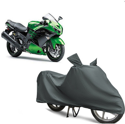 EGAL Waterproof Two Wheeler Cover for Kawasaki(Ninja ZX 14R BS6, Grey)