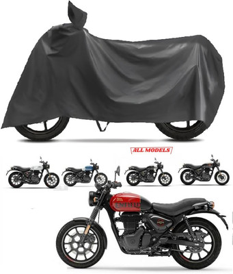 smwzxyu Waterproof Two Wheeler Cover for Universal For Bike(Hunter 350, Black)